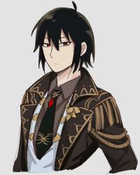 diluc (genshin impact) from spy x family by acupofbread