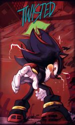 shadow the hedgehog from sonic (series) by alyerve