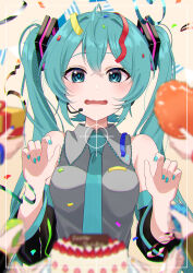 hatsune miku from vocaloid by tatyaoekaki