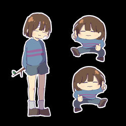 frisk (undertale) from undertale by gregoryster127