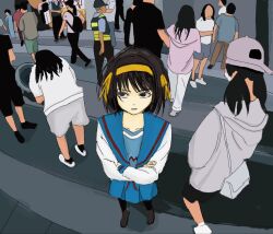 suzumiya haruhi from suzumiya haruhi no yuuutsu