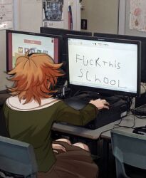 fujisaki chihiro from danganronpa: trigger happy havoc