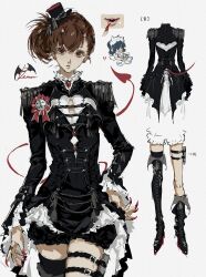 shiomi kotone from persona by jing zhi kaoxiang yu re zhong