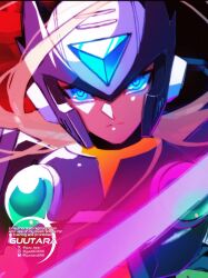 black zero (mega man) from mega man (series) by guutara