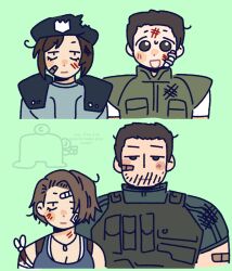 chris redfield from resident evil