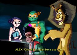 alex (madagascar) from kpop demon hunters
