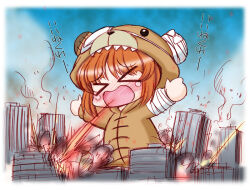 boko (girls und panzer) from bocchi the rock! by oota minoru
