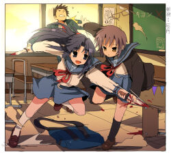 kyon from suzumiya haruhi no yuuutsu by bendedede