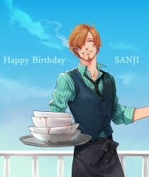 sanji (one piece) from one piece by yuu (1969loy)