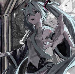 hatsune miku from vocaloid