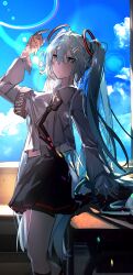 hatsune miku from vocaloid