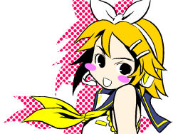 kagamine rin from vocaloid by usumy