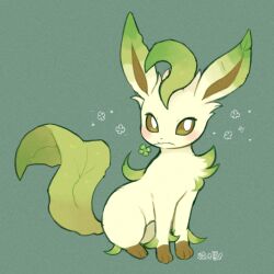 leafeon from pokemon by lovewolf5122