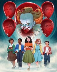 pennywise from it (stephen king) by luztapiaart