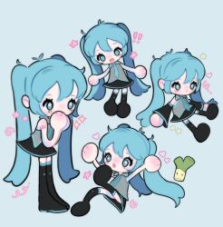 hatsune miku from vocaloid