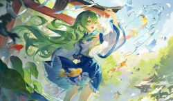 kochiya sanae from touhou by cr