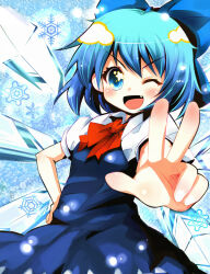 cirno from touhou by npon515
