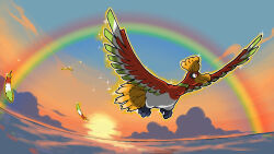 ho-oh from pokemon by blacknirrow