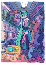hatsune miku from hello planet (vocaloid)
