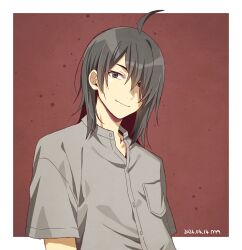 araragi koyomi from monogatari (series) by manimani (mani ma)