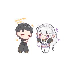 emilia (re:zero) from re:zero kara hajimeru isekai seikatsu by decrilus
