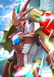 dukemon from digimon by sawa d