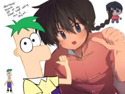 saotome ranma from phineas and ferb by eextrovrt