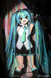 hatsune miku from vocaloid