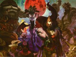 anakaris from darkstalkers by ikeno daigo