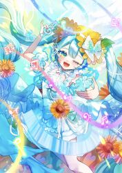 hatsune miku from magical mirai (vocaloid)