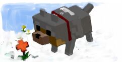 wolf (minecraft) from minecraft