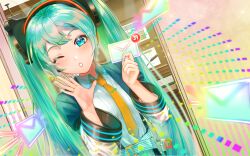 hatsune miku from vocaloid