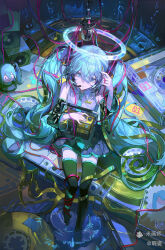 hatsune miku from vocaloid
