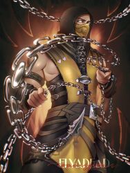 hanzo hasashi from mortal kombat by elyadead