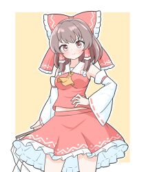 hakurei reimu from touhou by zenji029