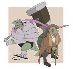 gerson (hammer of justice) from deltarune