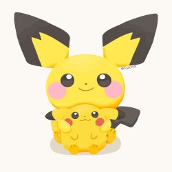 pichu from pokemon by rizu (rizunm)