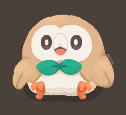 rowlet from pokemon by rizu (rizunm)