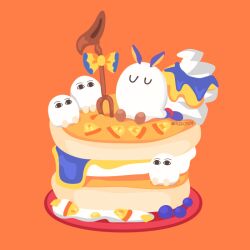 medjed (fate) from fate/grand order by rizu (rizunm)