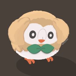 rowlet from pokemon by rizu (rizunm)