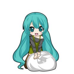 hatsune miku from vocaloid