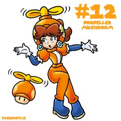princess daisy from super mario bros.
