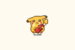 pikachu from pokemon by rizu (rizunm)