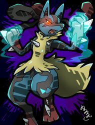 lucario from pokemon by meruru gu