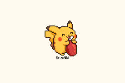pikachu from pokemon by rizu (rizunm)