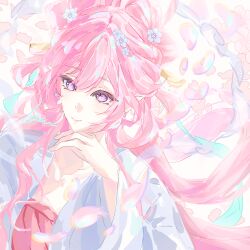 elysia (hi love elf) (honkai impact) from honkai (series)
