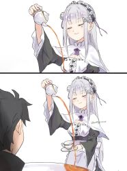 emilia (re:zero) from re:zero kara hajimeru isekai seikatsu