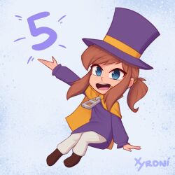 hat kid from a hat in time by xyronii