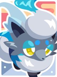 hisuian zorua from pokemon by shichi (7cube ori)