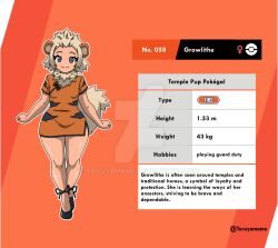 growlithe from pokemon